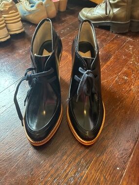 New 10 Crosby Derek Lam perfect tie heel shoes